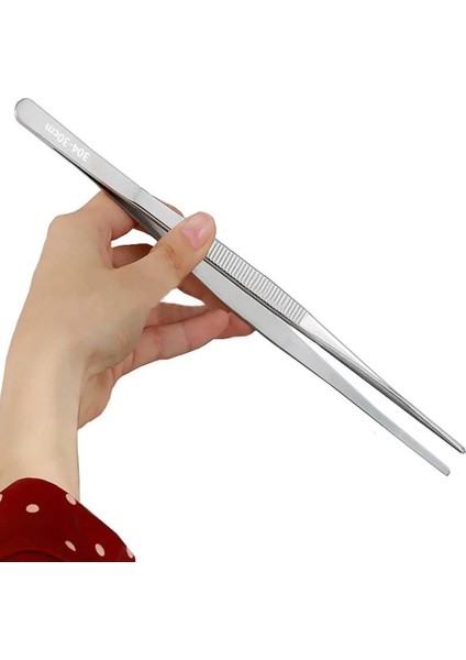 Penset Paslanmaz Çelik Aşçı Cımbızı Düz-Küt Uç 30 Cm fiyatları