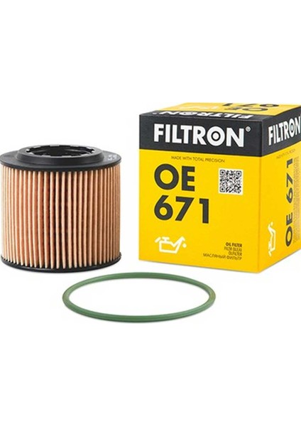 Skoda Fabia 1.2 Yağ Filtresi 2008-2014 Filtron