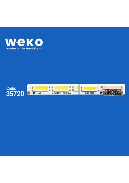 WKSET-6155 35720X1 216RA Rev0.0 - 6916L-2640A - F1401G 1 Adet LED Bar