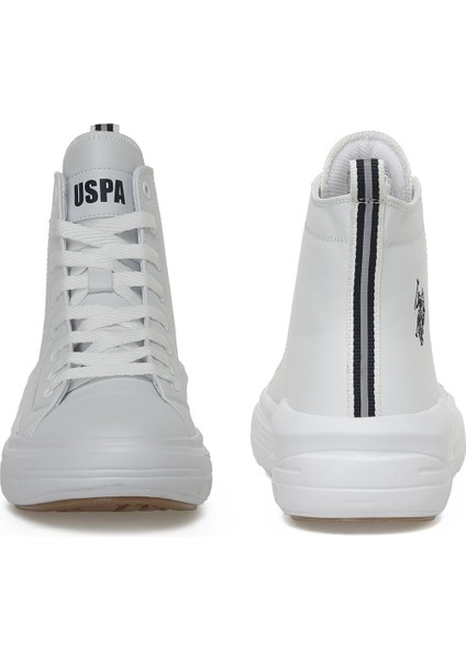 U.s. Polo Assn. Clementıne Pu 3pr Beyaz Kadın High Sneaker