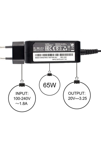 Lenovo Ideapad 320-17IKB Ideapad 320-17ISK Adaptör Lenovo Şarj Cihazı - Aleti