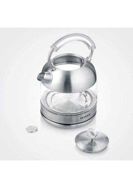 Evrekala Shop Özel Cam Kettle Severin Su Isıtıcı Retro 2400 Watt Vintage Seri indirimleri