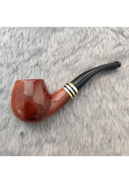 Kahverengi Sandalwood Parlak Ahşap Pipo Seti RC94-TAKIM fiyatları