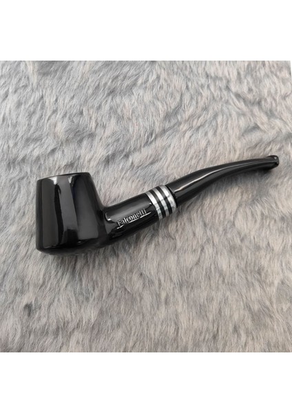 Siyah Parlak Sandalwood Bilezikli Ahşap Pipo Seti RC98-TAKIM fiyatları