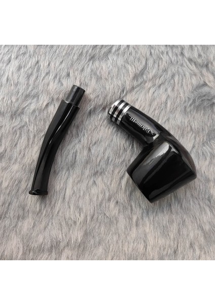 Siyah Parlak Sandalwood Bilezikli Ahşap Pipo Seti RC98-TAKIM modelleri