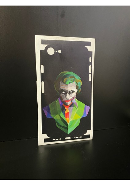 Apple Iphone 7 Arka ve Yan Koruma Jelatin Sticker Kaplama Film - Joker