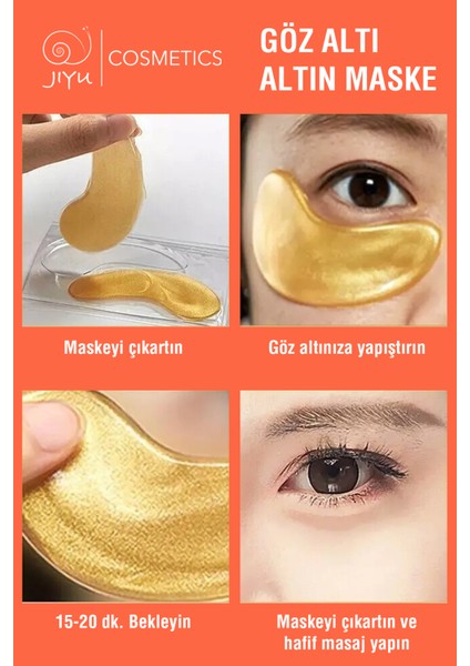 Göz Maskesi Bio-Collagen Goldmask Göz Altı Altın Maske