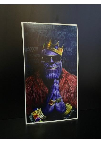 Apple Iphone 6 Plus Arka ve Yan Koruma Jelatin Sticker Kaplama Film - Thanos