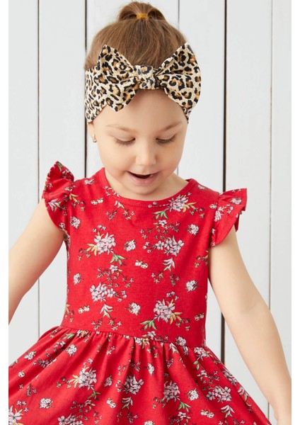 Leopar El Yapımı Yumuşak Fiyonk Bağlamalı Doğal Pamuklu Penye Bebek Çocuk Kız Bandana Best Of Serisi fiyatları