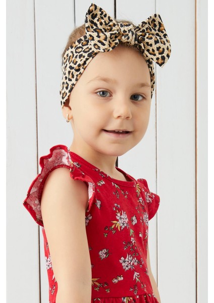 Leopar El Yapımı Yumuşak Fiyonk Bağlamalı Doğal Pamuklu Penye Bebek Çocuk Kız Bandana Best Of Serisi modelleri