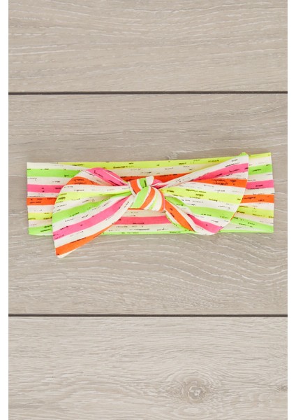 Neon Çok renkli Tavşan kulak El Yapımı Yumuşak Fiyonk Bağlamalı Doğal Pamuklu Penye Bebek Çocuk Kız Bandana GÖKKUŞAĞI SERİSİ fiyatları