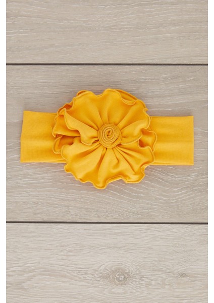 Hardal El Yapımı Yumuşak Eşsiz Aksesuarlı Doğal Pamuklu Penye Bebek Çocuk Kız Bandana Bahar Serisi fiyatları