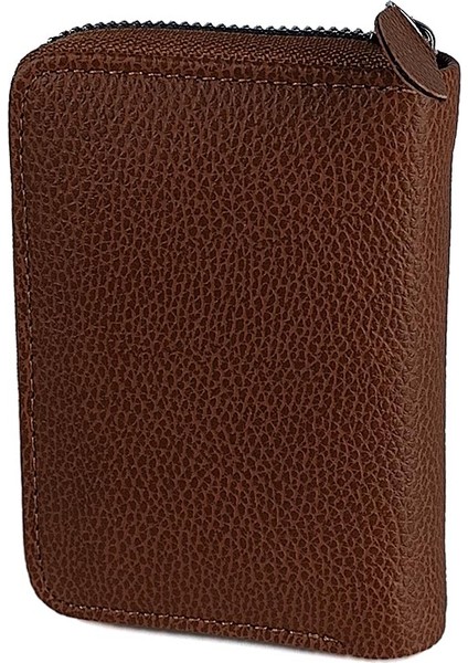 BN86 Suni Deri Erkek Cüzdan Fermuarlı 14 Kartlık Kağıt Para Bölmeli modelleri