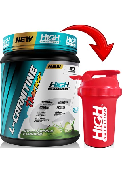 L-Carnitine Thermo 165GR 33 Servis + Shaker Hediyeli