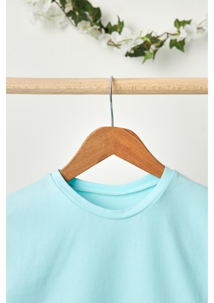 Bebe Mavi Erkek Çocuk Kısa Kollu Bisiklet Yaka Terletmez, Rahat Pamuklu Penye T-Shirt modelleri