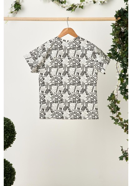Beyaz Kız Çocuk Kısa Kollu Bisiklet Yaka Terletmez, Rahat Pamuklu Penye T-Shirt fiyatları