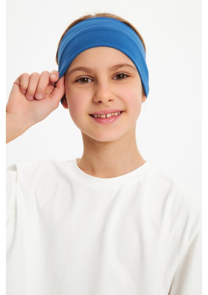 Parlament-Beyaz Kız Pamuklu Penye T-Shirt Bandana 2^li Takım -Spor Rahat Best Of Koleksiyon 3 modelleri
