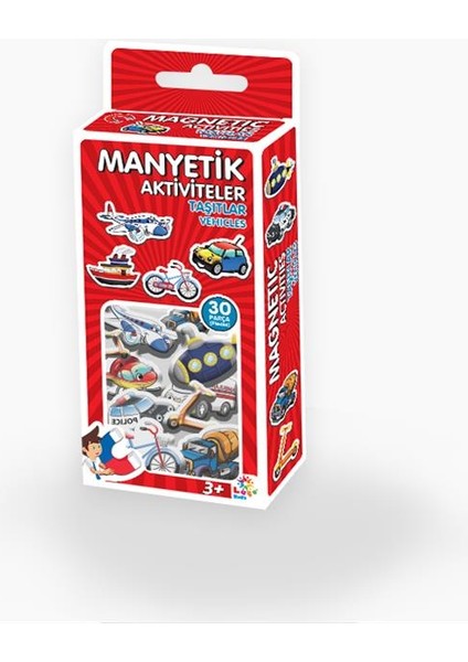 Magnet Taşıtlar Eğitim Seti 30 Parça