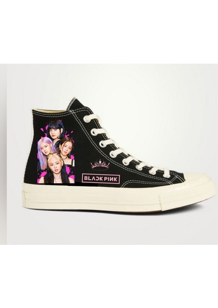 Blackpink Baskılı Sneaker Spor Ayakkabı Jennie Lisa Rose Jisoo