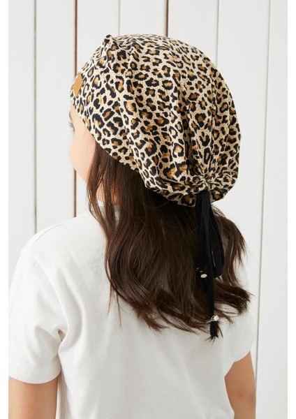 Kız Çocuk Harika Leopar İp 4 Mevsim Şapka Bere Buff Yumuşak Penye fiyatları