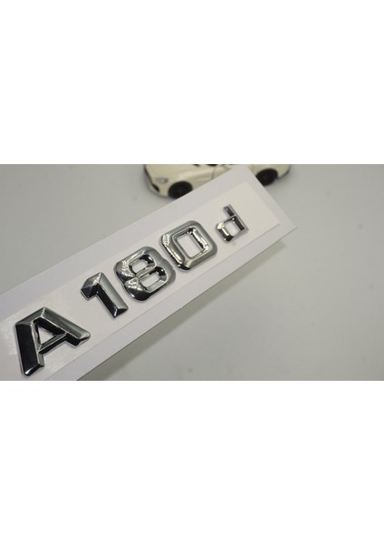 A180D Bagaj Krom Metal 3m 3D Yazı Logo