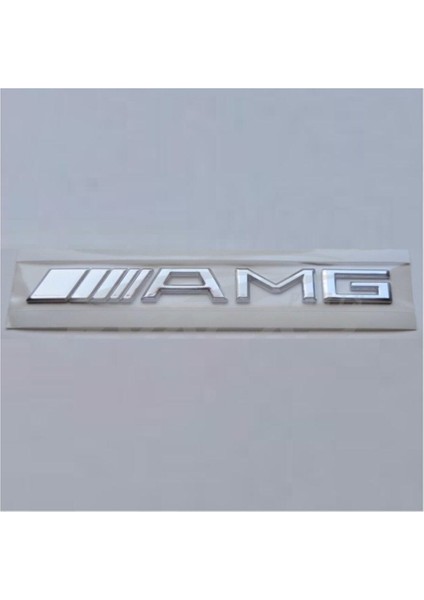 Mercedes Amg Arka Bagaj Yazısı Krom Logo