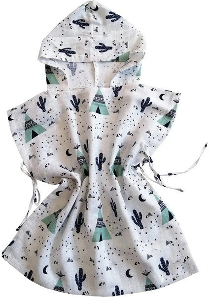 %100 Pamuk Müslin Kumaştan Bebek Panço fiyatları