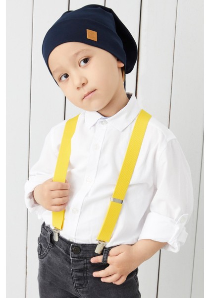 Erkek Çocuk Lacivert İp 4 Mevsim Şapka Bere Buff Yumuşak Penye modelleri