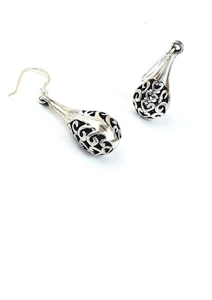 925 Ayar Gümüş Damla Küpe