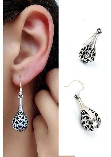 925 Ayar Gümüş Damla Küpe fiyatları