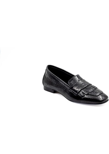 200391 Bambu Siyah Kadın Babet