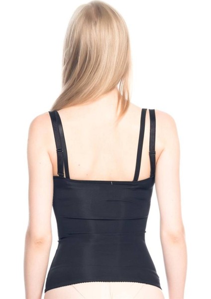 Siyah Göğsü Açık Agraflı Atlet Lazer Korse fiyatları