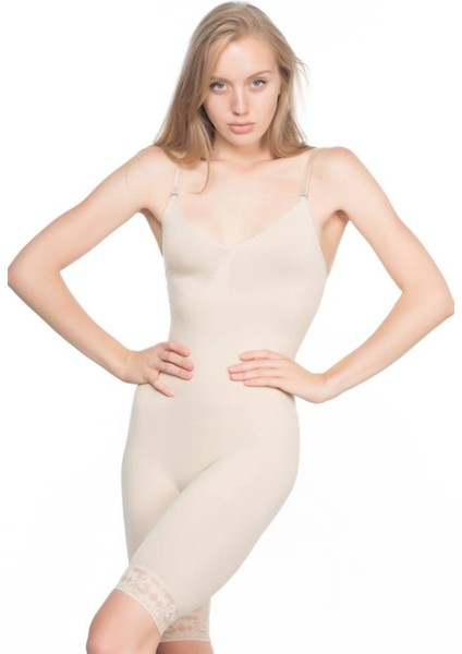 Ten Paçalı Dantelli Boy Korse