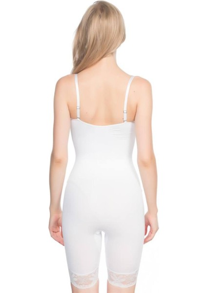 Beyaz Paçalı Dantelli Boy Korse fiyatları