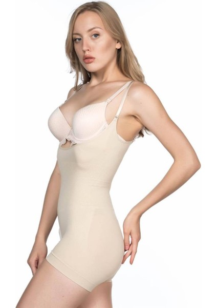 Ten Göğsü Açık Kısa Paça Boy Korse modelleri