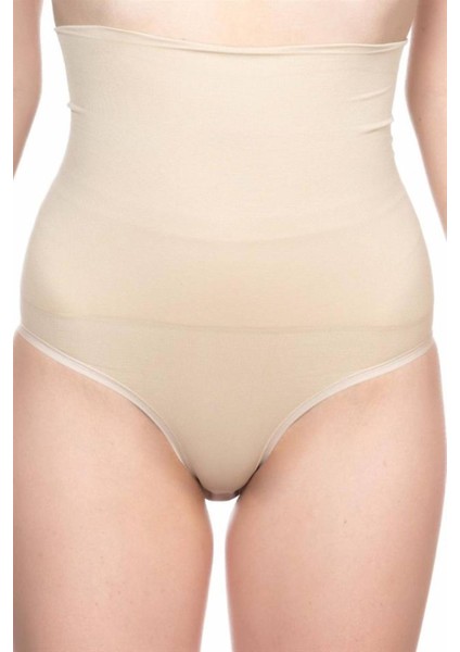 Ten Double Yüksek Bel Çıtçıtlı Slip Korse