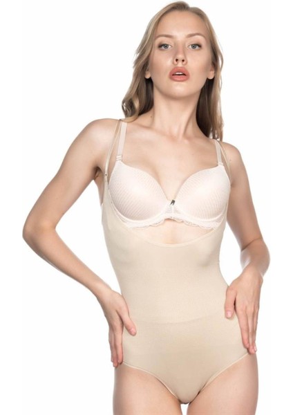 Ten Göğsü Açık Body Korse