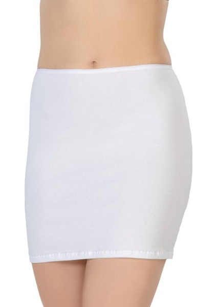 Beyaz Modal Cotton Mini Jüpon