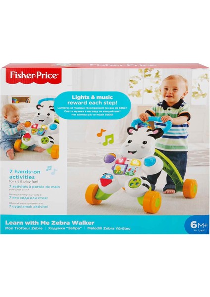 Fisher Price Melodili Zebra Yürüteç DLD80