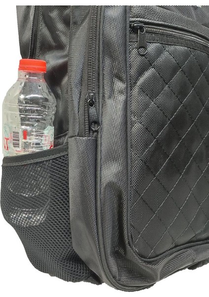 Baklava Dikişli Spor Model Sırt Çantası Siyah Renk fiyatları