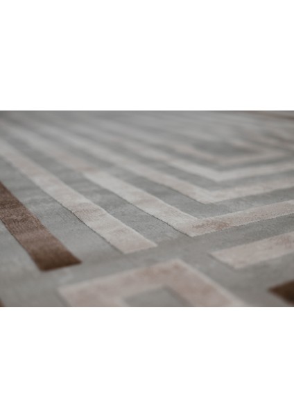 Aspendos Modern 4221K Gri-Kahve Akrilik Maikna Halısı fırsatları