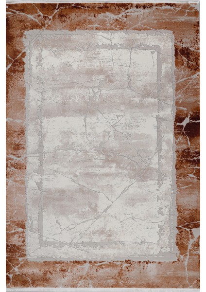 Aspendos Modern 4257T Gri-Terra Akrilik Maikna Halısı