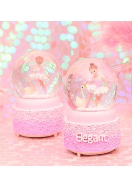 Balerin Kız Temalı Püskürtmeli Işıklı ve Müzikli Kar Küresi indirimleri