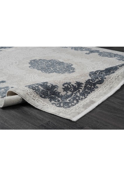 Aspendos Klasik 4191M Gri-Mavi Akrilik Maikna Halısı fiyatları