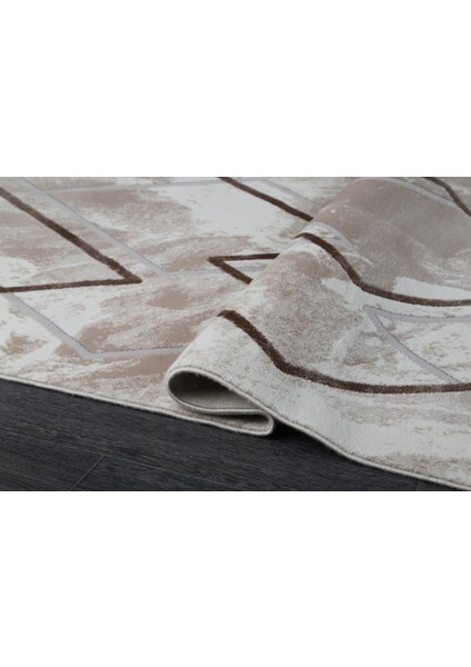 Aspendos Modern 4388K Gri-Kahve Akrilik Maikna Halısı modelleri