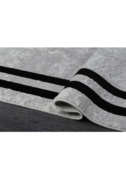 Aspendos Modern 4228C Gri-Siyah Akrilik Maikna Halısı modelleri
