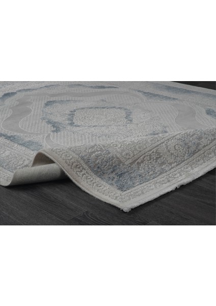 Aspendos Klasik 4387M Gri-Mavi Akrilik Maikna Halısı fiyatları