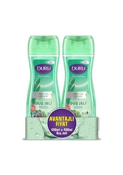 Duş Jeli 450 + 450 ml Kaktüs Çiçeği