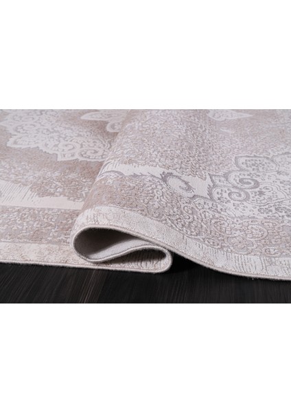 Aspendos Klasik 4193B Gri-Bej Akrilik Maikna Halısı modelleri