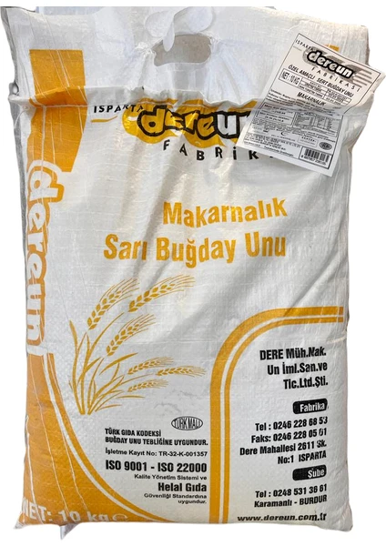 Dere Un Makarnalık Un 10kg